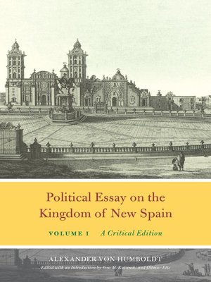 cover image of Political Essay on the Kingdom of New Spain, Volume 1